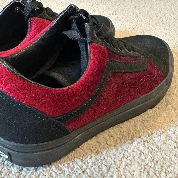 Vans Old Skool Burnt Russet Crushed Velvet – Men’s 5.5 / Women’s 7 - Picture 2 of 15